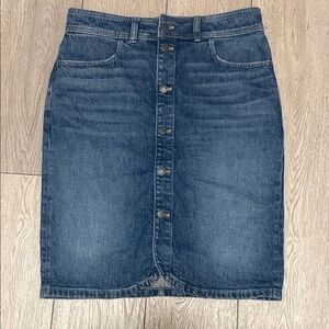 Madewell denim skirt